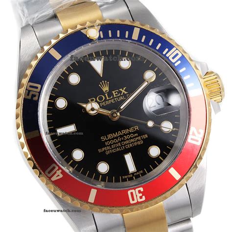 rolex submariner black face red bezel|rolex submariner blue face stainless.